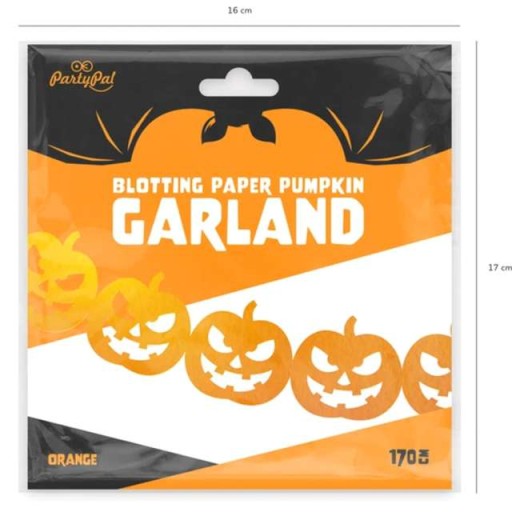 GARLAND banner TEKVICE halloween DEKORÁCIE 170cm