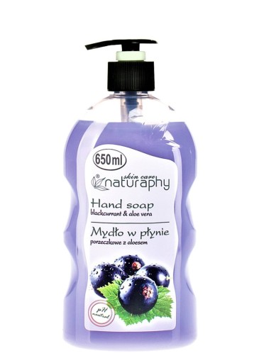 Ríbezľové tekuté mydlo na ruky s aloe 650 ml