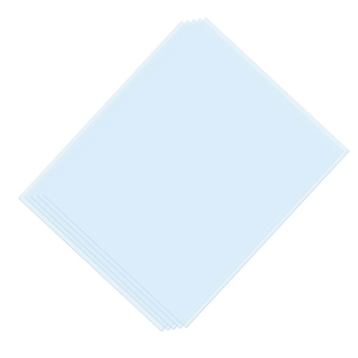 Vogelmann Ochranné PVC sklo 106x125mm (5ks)