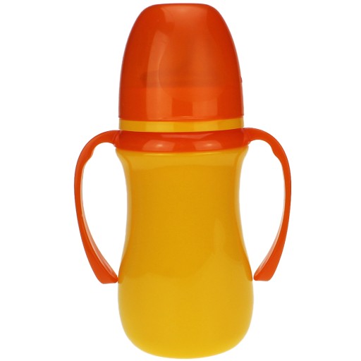 HRNEK NA TRÉNING FĽAŠU 240 ml STRIEBORNÁ FĽAŠA PRE DETI 6M+ CANPOL BABIES