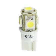 Silná LED M-Tech W5W 5xSMD5050 6000K - 2 ks.