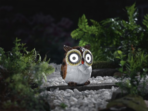 DEKORATÍVNA SOLARNÁ SOVA LAMPA LIVARNO GARDEN
