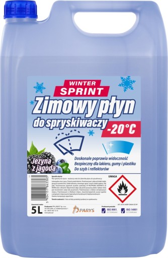 ZIMNÁ KVAPALINA DO OSTREKOVAČOV -20°C ZIMNÝ SPRINT 5L BLACKBERRY S ČUČORNÍKOU