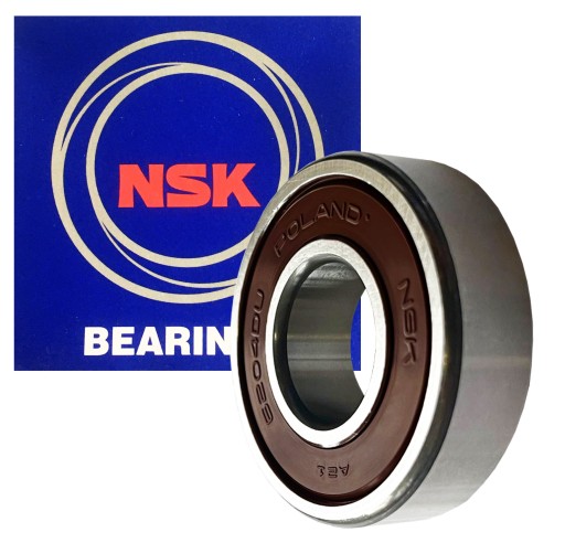 LOŽISKO 6204 2 RS NSK JEDNORADOVÝ PLAIN GUL