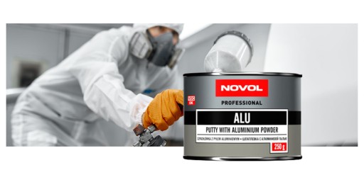 Autotmel Hliníkový tmel na opravy Novol Alu 250g