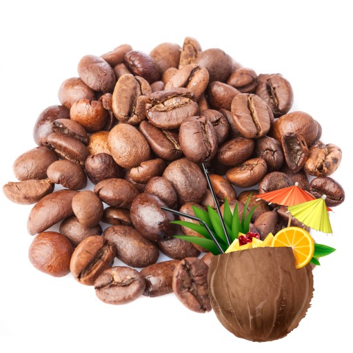 Káva Malibu s príchuťou - Kokos Arabica FRESH 100g