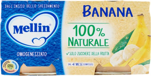 Omogeneizzato Banán 100 g x 2 balenie - Mellin
