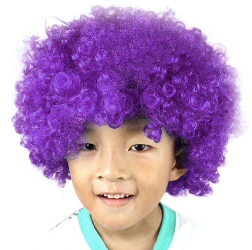 Afro Parochňa kučeravé vlasové kučery PRE DETI Farby
