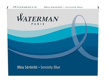 Náboje Waterman Long Blue (8 ks.)