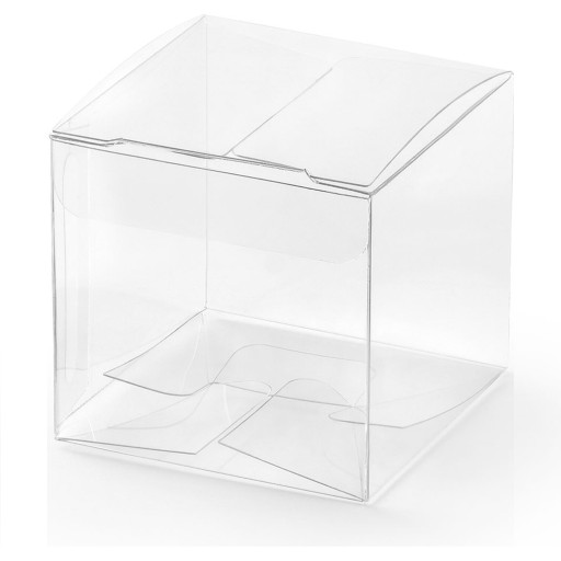 TRANSPARENTNÁ DARČEKOVÁ KRABIČKA 5cm 10ks