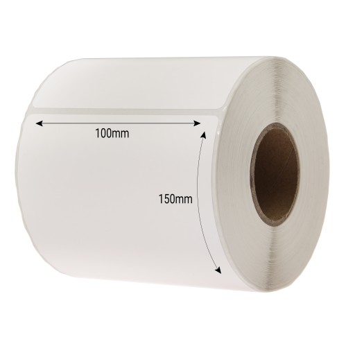 BIELE TERMOŠTÍTKY 100x150 mm 500 ks