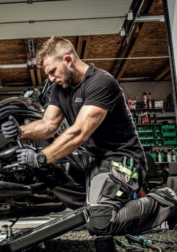 Pracovné rukavice Nitrile Flex Nylon, veľkosť 6, ochranné stavebné rukavice