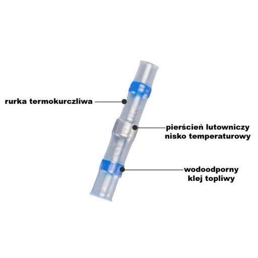 Teplom zmrštiteľná rýchlospojka s cínom 0,25-0,34 mm / 008886