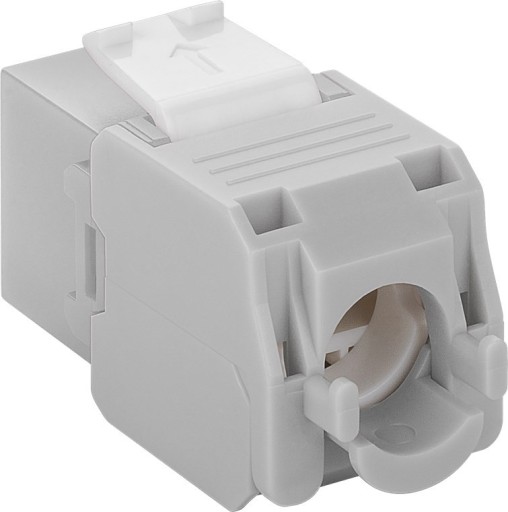 Keystone RJ45 Cat.6A UTP 500 MHz modul svetlosivý