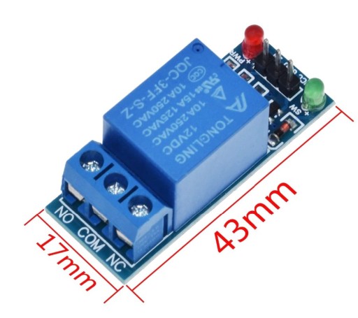 622 1 kanálový 12V 10A modul relé Arduino