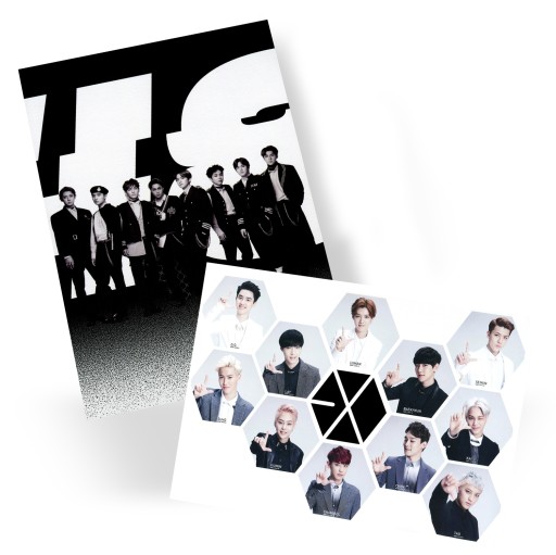 Plagát A3 EXO kpop k-pop k pop kórea NA VÝBER