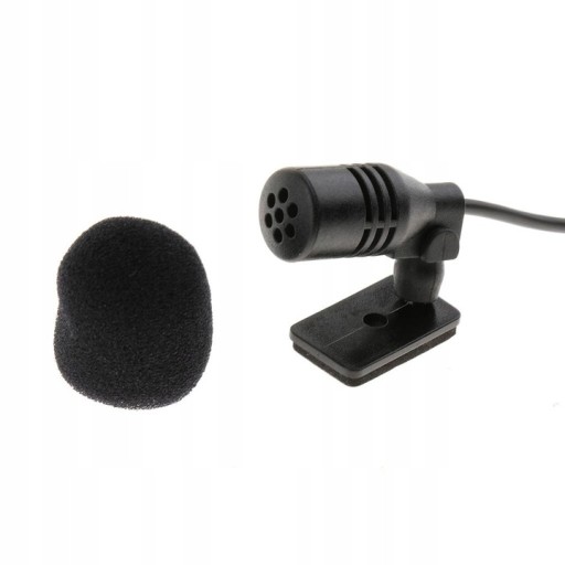 Stereofónny externý mini jack mikrofón do auta