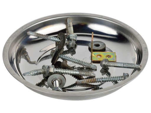MAGNETICKÁ DIELENSKA MISKA, KRUHÁ 150MM, NA SKRUTKY, KOLÍKY, klince, 15CM