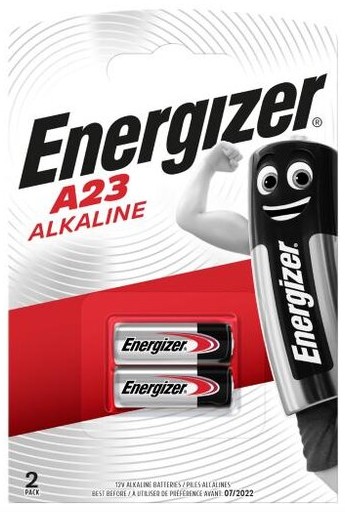 2x Energizer A23 MN21 LRV08 8LR932 V23 12V batéria