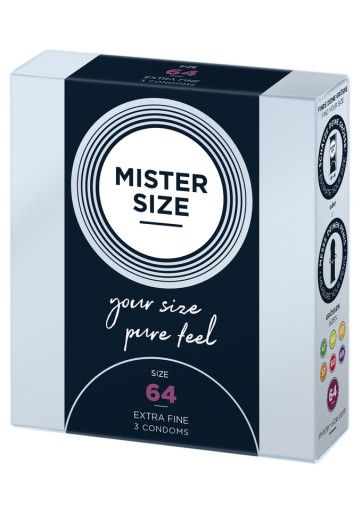 Kondómy Mister Size zodpovedajú vašej veľkosti – 64
