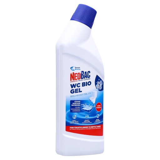 Bio gél NeoBac WC 2v1 čistí septikový kameň ECO