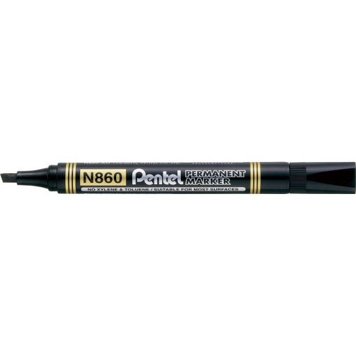 PENTEL N860 PERMANENTNÝ ZNAČOVAČ, HRANA, ČIERNA