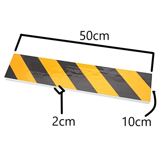 GARÁŽOVÁ PENA 50X10CM PROTIKOLÍZNA NA STENU