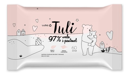 Luba Tuli Vlhčené obrúsky pre deti 60 ks