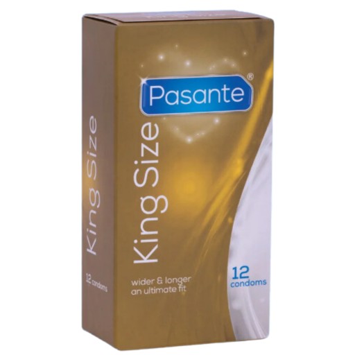 Pasante King Size XXL kondómy Väčšie 12 kusov