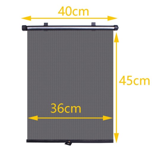 AUTOSLUNEČNÉ ROLETY DO AUTO ŽALÚZIE ROLETY 2 kusy 40x45cm