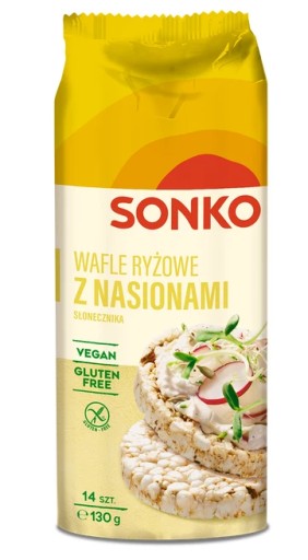 Sonko Ryžové oblátky so slnečnicovými semienkami 130 g