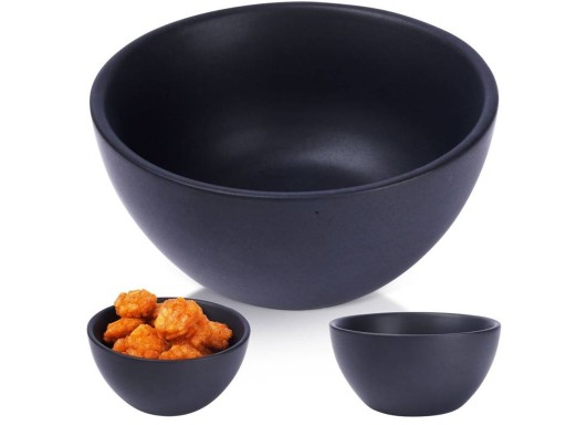 KERAMICKÁ MISKA ČIERNA MALÁ 10 CM 180 ML