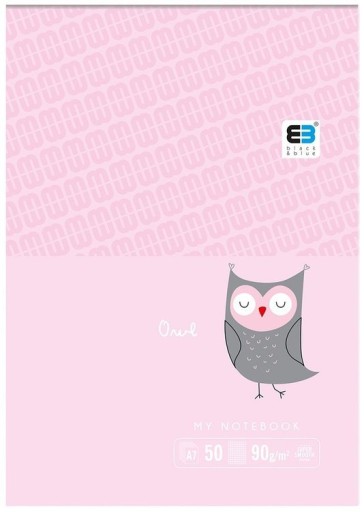 Notebook A7 50k kockovaný B&B Kids Interprint