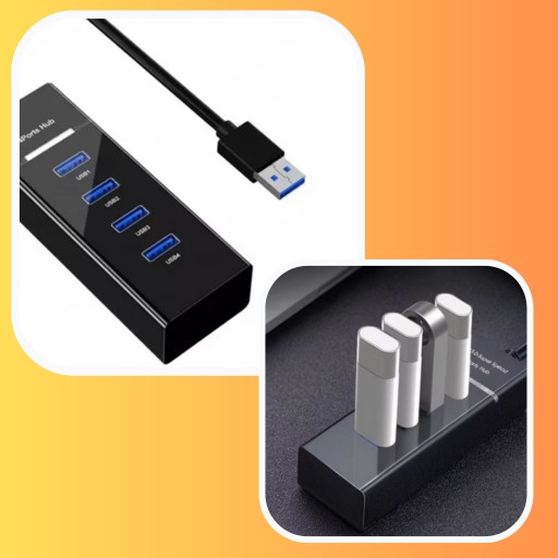 SPLITTER PORT SPLITTER HUB 4x USB 3.0