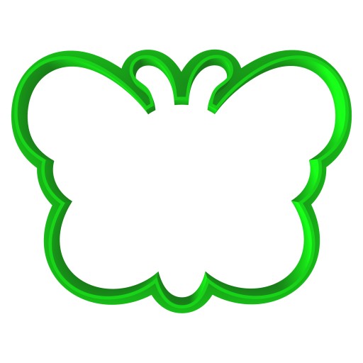 VEĽKONOČNÁ formička Vykrajovač na perníčky EASTER Butterfly Butterfly 8cm