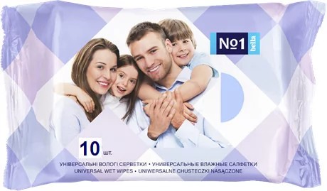Bella vlhčené obrúsky s alantoínom 10 ks x 4