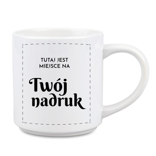 Zakladačový hrnček 330ml, s ľubovoľnou grafikou, logom, textom