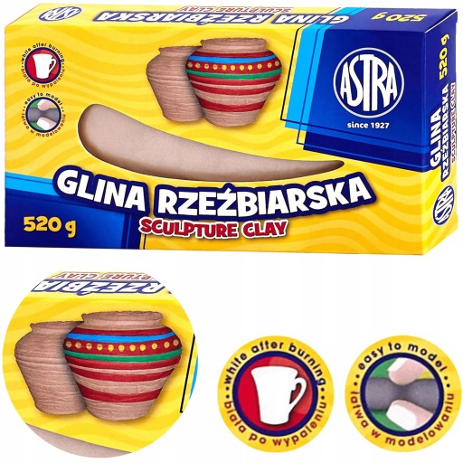 SOCHARSKÁ HLINA 520g na modelovanie ASTRA