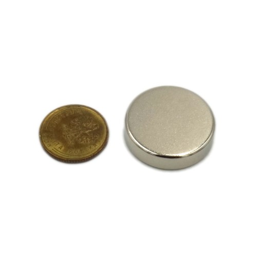 Neodymový magnet okrúhly 20x5 mm N42 STRONG DISC