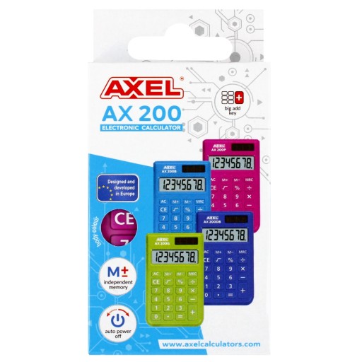 AXEL AX-200P KALKULAČKA, AXEL