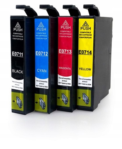 ATRAMENT PRE EPSON SX100 SX115 SX215 SX218 SX404 SX510W SX600FW /T0711