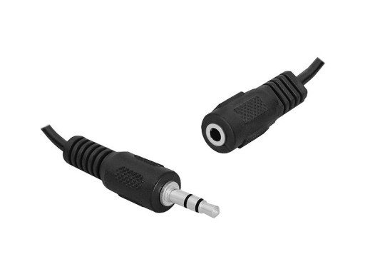 Adaptér Jack/Jack 2,5 WT/GN 3,5 s káblom. 20 cm