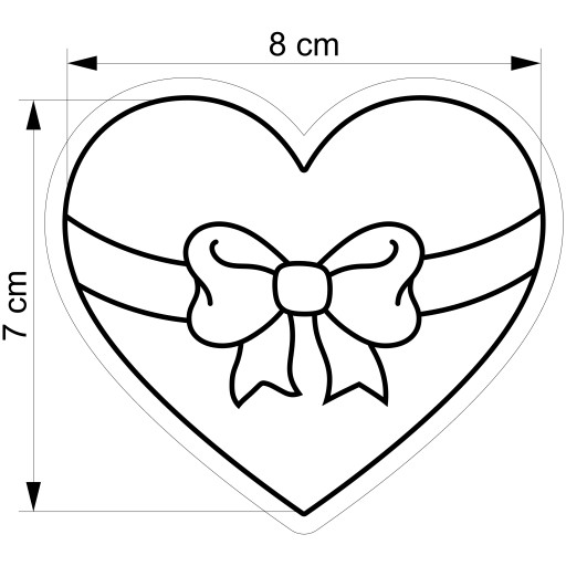 Forma na vykrajovanie srdiečok na Valentína 24