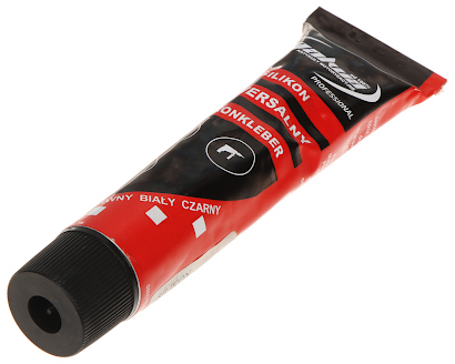 SANITÁRNA SILIKÓNOVÁ TUBA SIL-S40-B/MALWA 40 ml ČIERNA