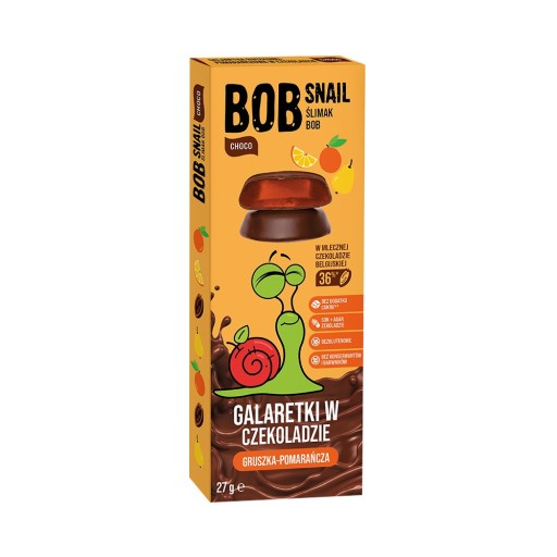 Bob Slimák Slimák Bob Hruška Pomaranč v káre 27g