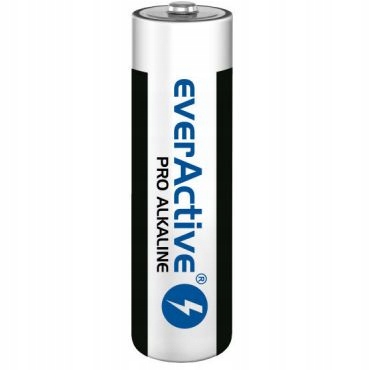 10x LR6 AA everActive PRO alkalické batérie (balenie)