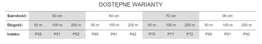 Lekárska kozmetická plachta 70/50 m
