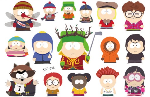 Odnímateľné tetovanie pre deti SOUTH PARK CG538