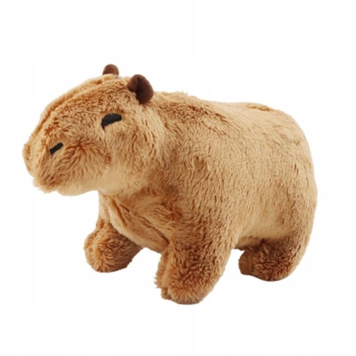 MASKOT PLYŠOVÁ HRAČKA KAPYBARA TMAVOHNEDÁ 20cm