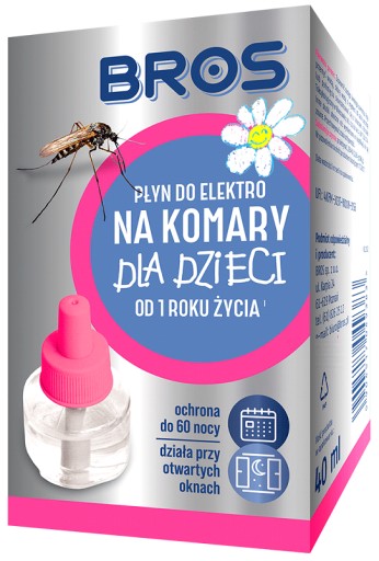 Bros. ELEKTRO REPELENT NA KOMÁRY PRE DETI